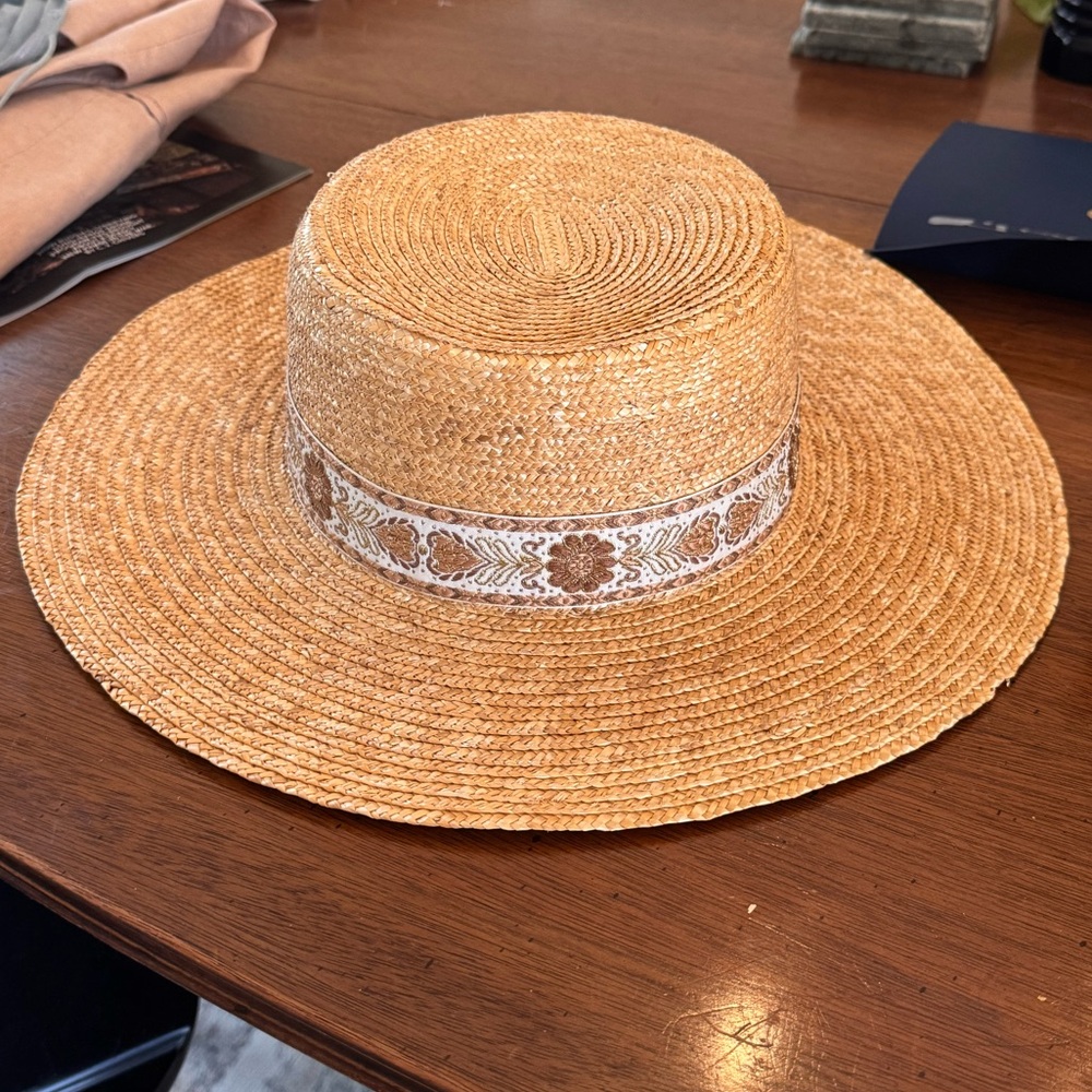 Lack Of Color Natural Straw sunhat, Indio Special - Size M (57CM)
